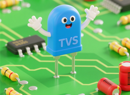 tvs二極管如何接在電路里面